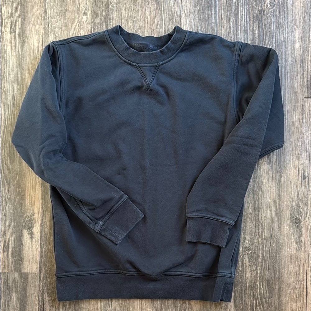 lululemon athletica Black Crew Neck Sweater